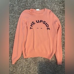 The upside knit sweater